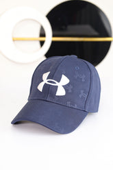 Undr Armr Headline Golf Imp Polyester Cap In Dark Navy